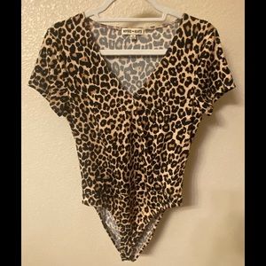 Leopard Print Bodysuit